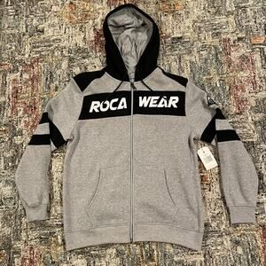 Rocawear Zip-Up Hoodie NWT hip hop rap streetwear y2k jay-z hooded sweatshirt